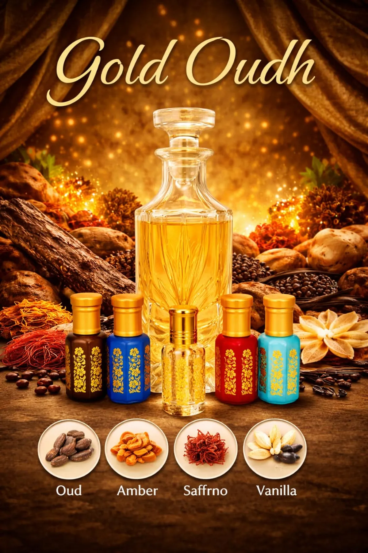 Oudh And Woody Gold Oudh Attar