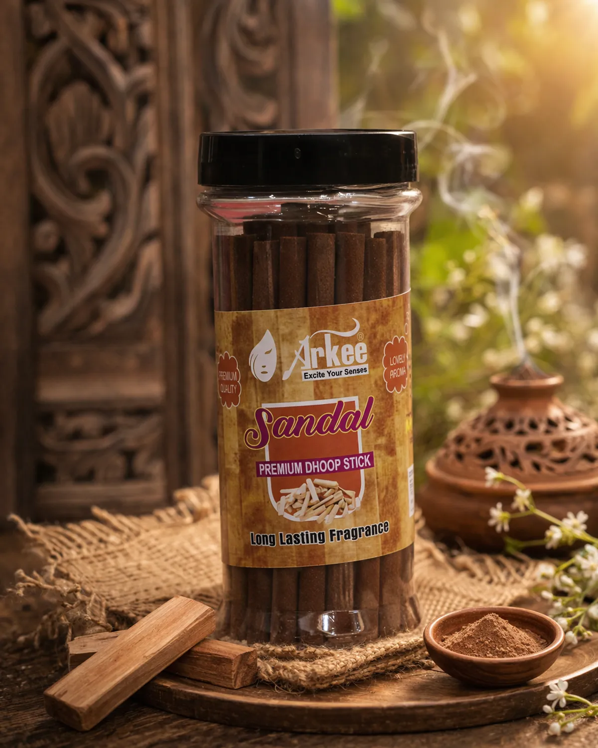 Woody And Sandalwood Premium Sandal Incense Stick ( Pack of 2 )